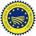 Logo IGP trouvé sur les mirabelles de Lorraine